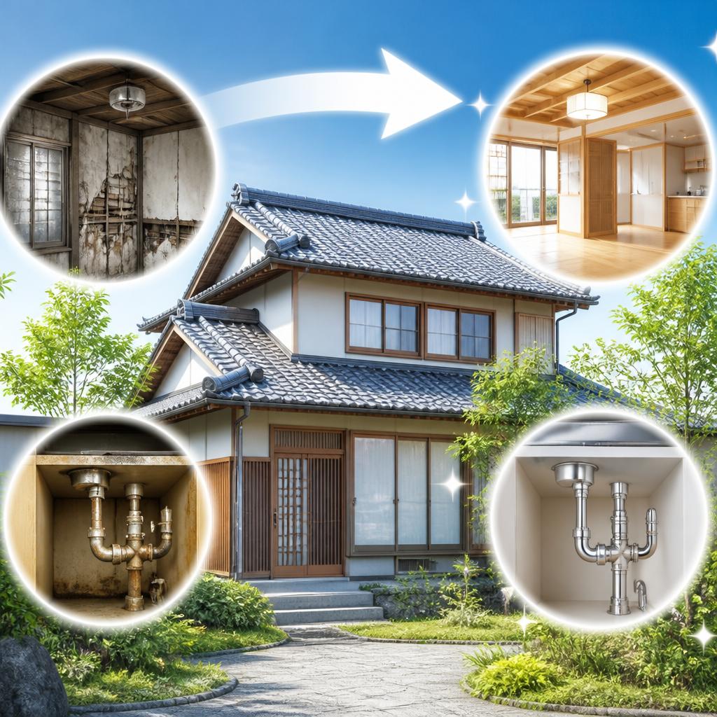 古い家に潜む修理の悩みを解決し、安心して売却を実現！