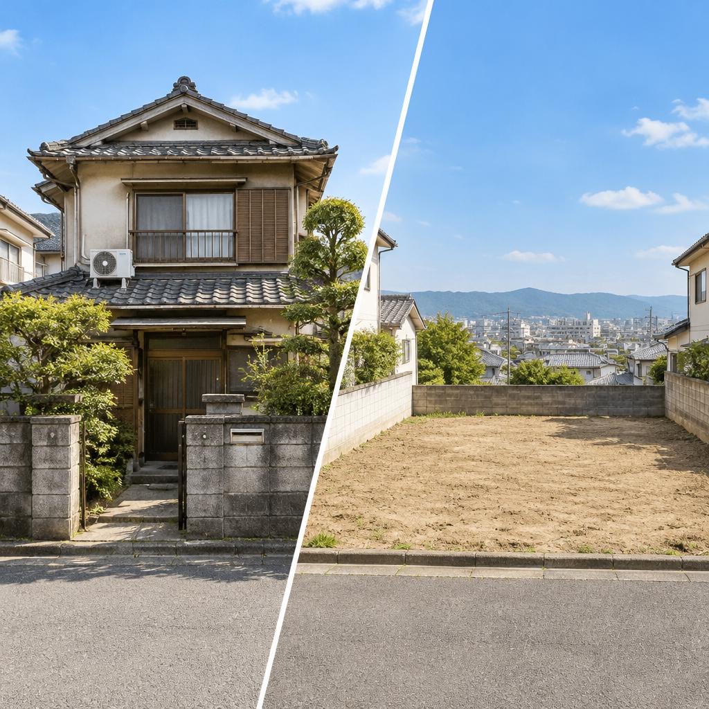 藤井寺市の古い戸建て、土地で売る？中古住宅で売る？納得できる売却方法を一緒に見つけます。