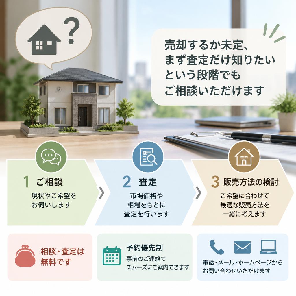 解体するか迷っている段階からご相談ください｜堺市中区の古家付き土地売却
