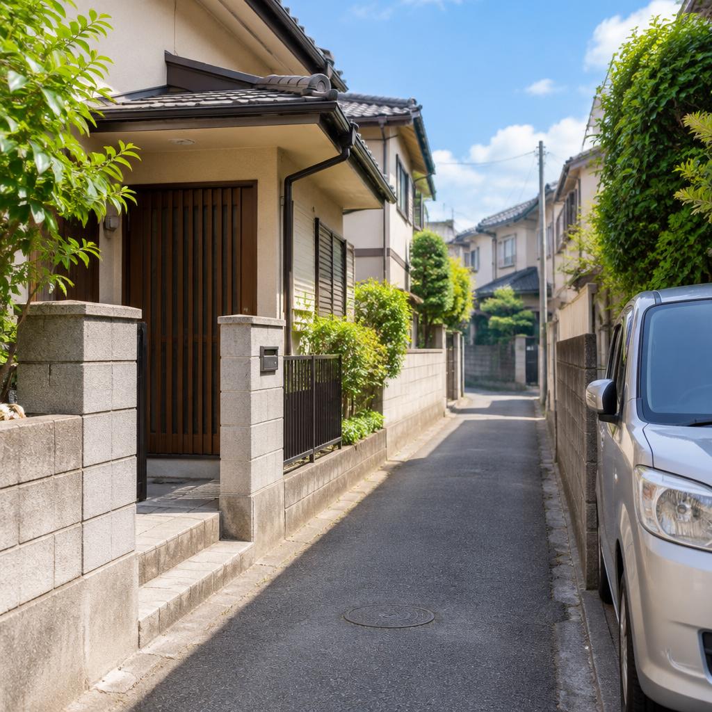 羽曳野市で、家の前の道が狭く車が入りにくい家の売却をお考えの方へ。伝え方と売却方法を一緒に整理します。
