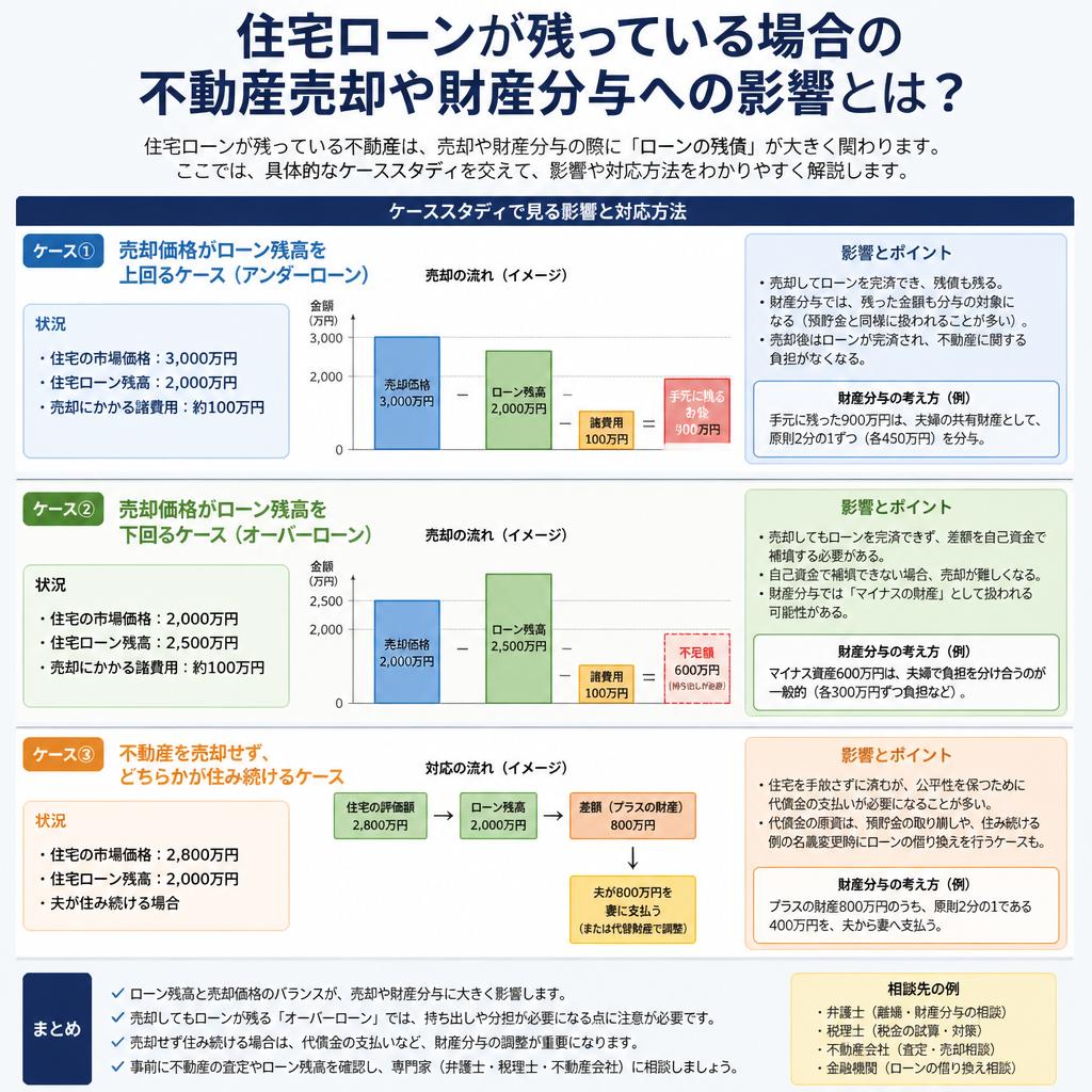 住宅ローンが残っている場合の影響