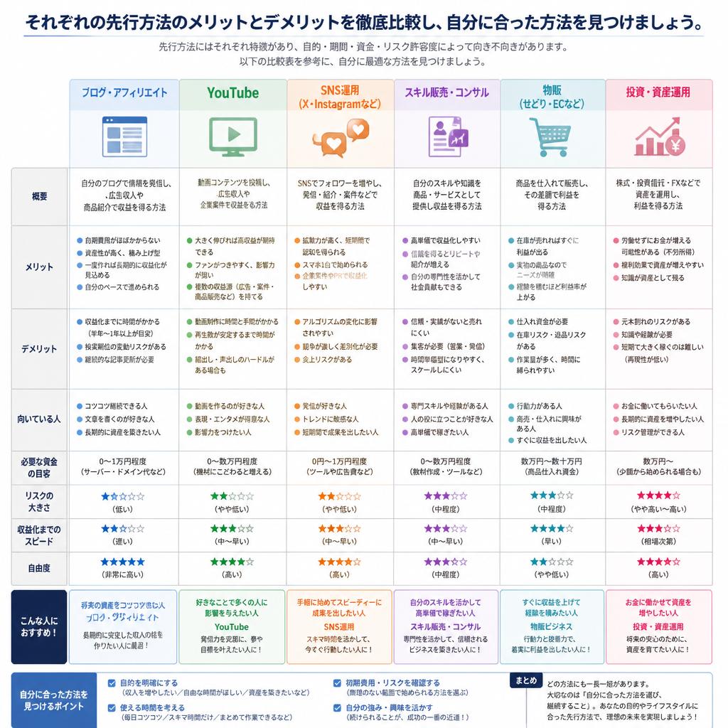 2. 売り先行・買い先行の違いとは？