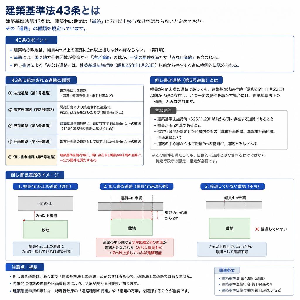 建築基準法43条の概要