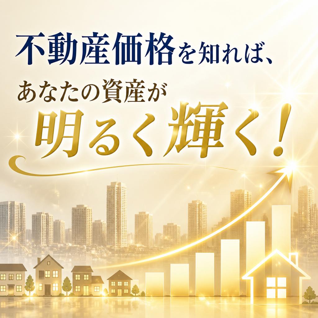 不動産価格を知れば、あなたの資産が明るく輝く！