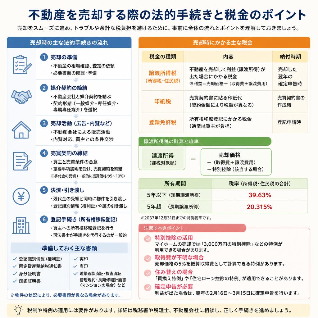収益物件を売却する際の注意点