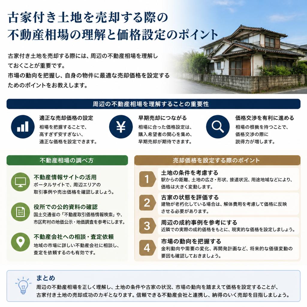 周辺相場を活用した売却戦略