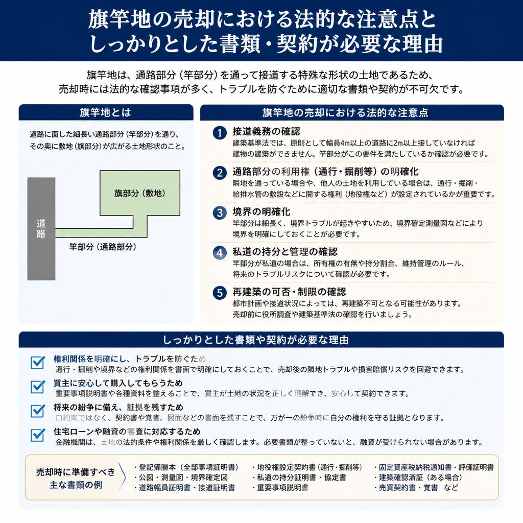 5. 旗竿地売却に際して知っておくべき法的なこと