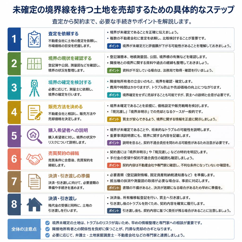 2. 売却に向けてのステップ