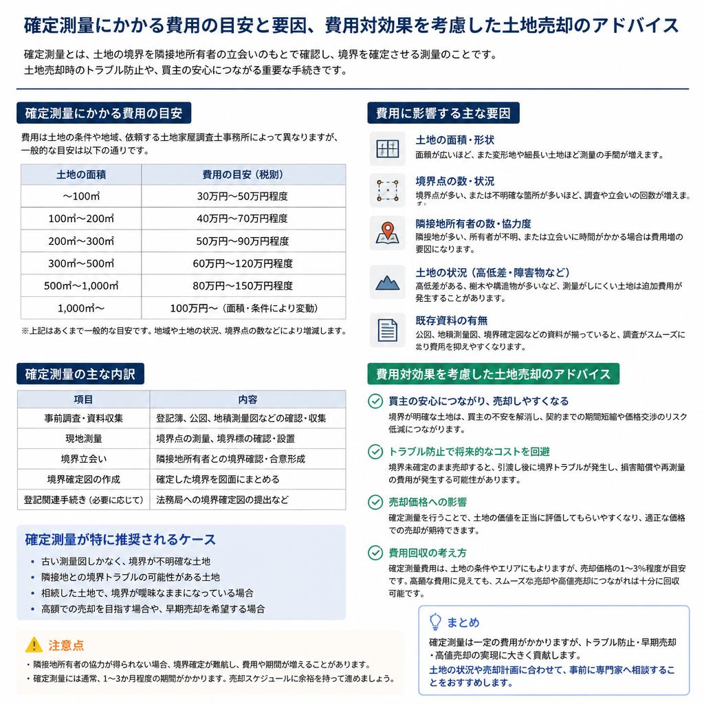 4. 確定測量の費用