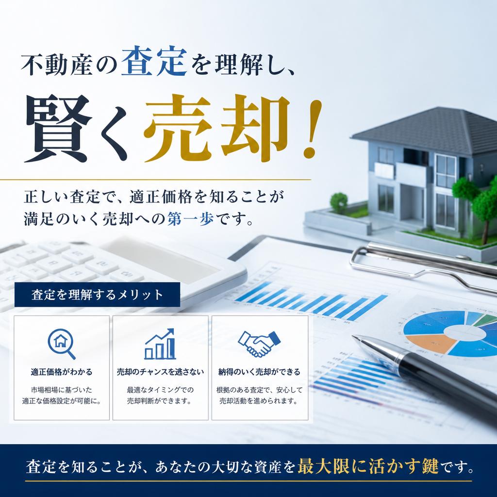 不動産の査定を理解し、賢く売却！