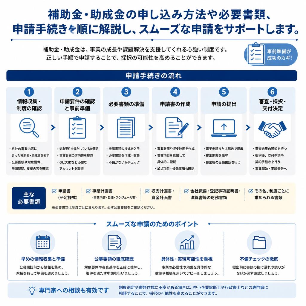 申請手続きの流れ