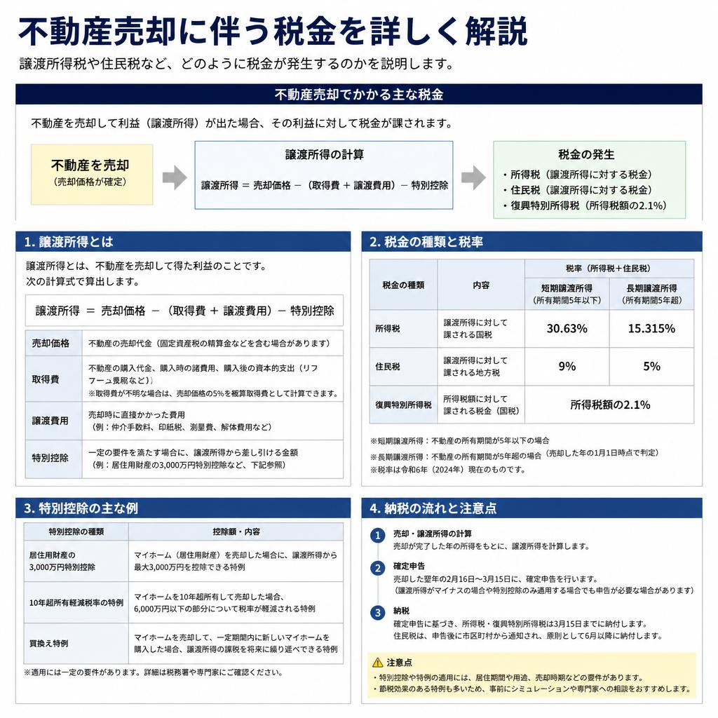 不動産売却と税金の関係