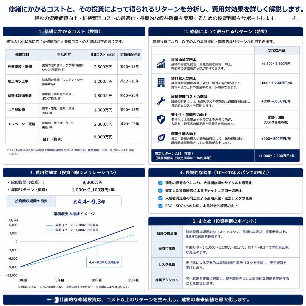 5. 修繕の費用対効果を考える