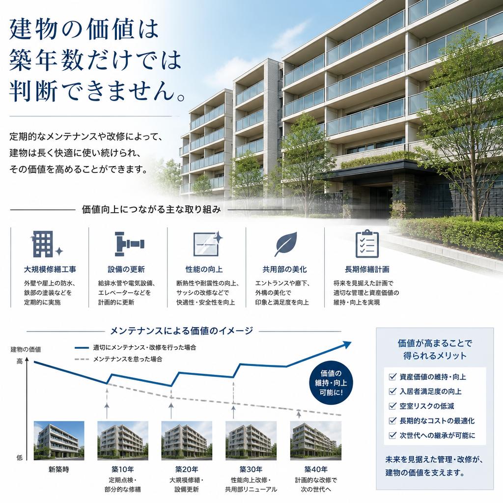 築年数だけで見ない！建物価値の真実