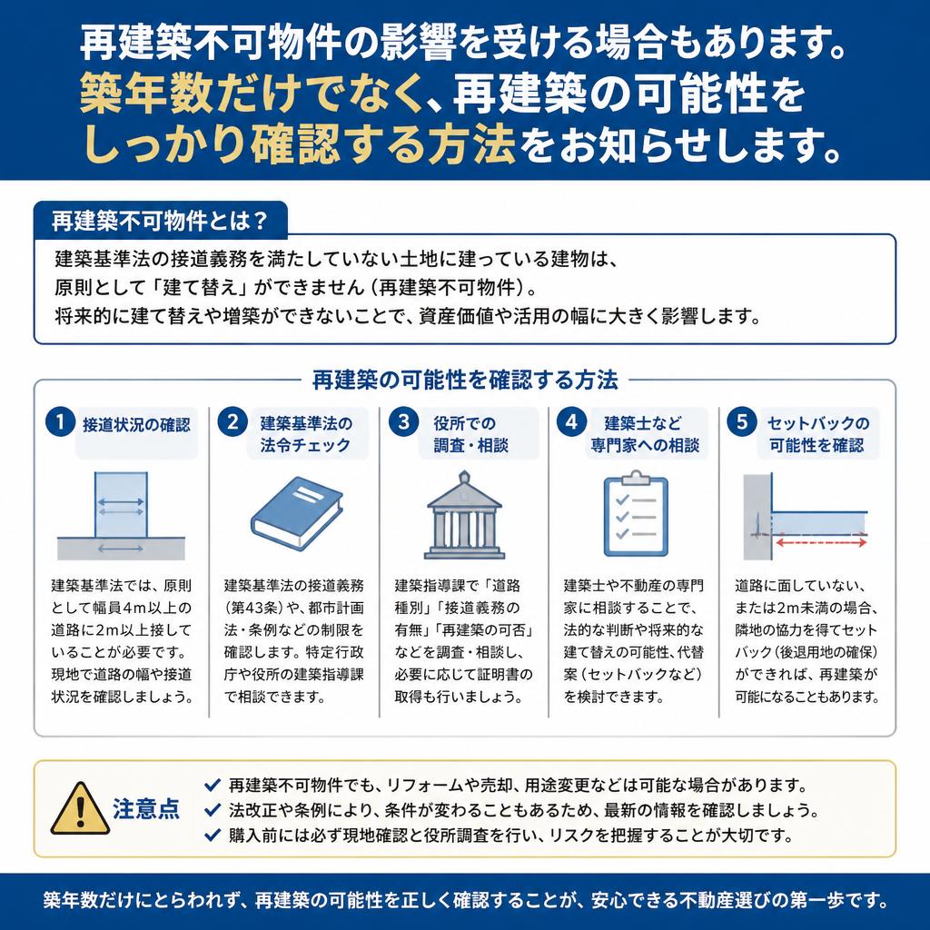 再建築条件を見逃すな！