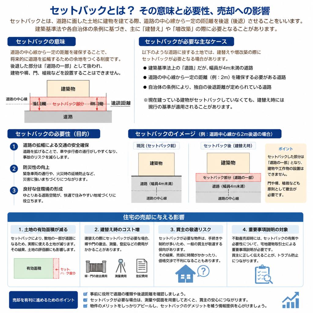 セットバックとは何か？