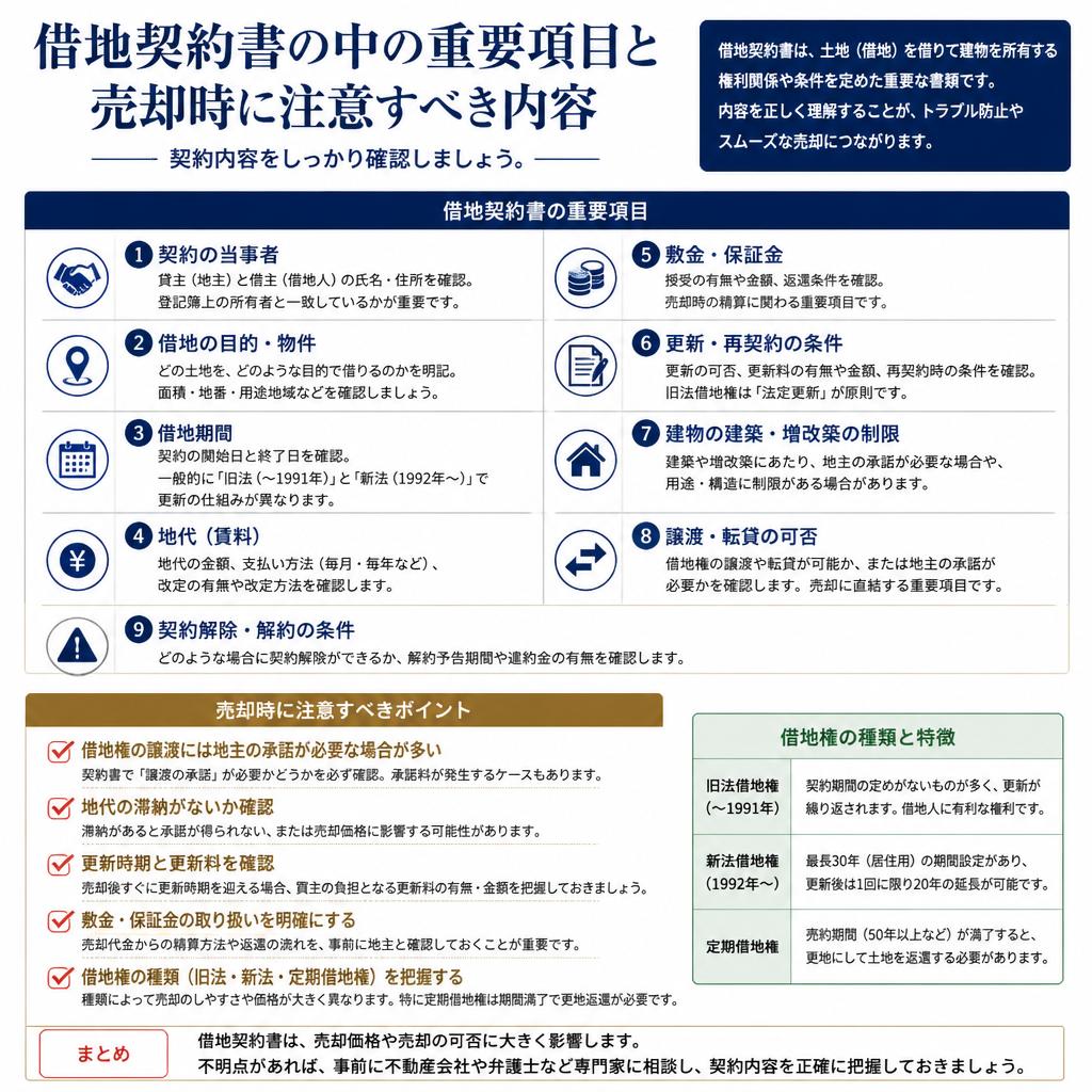 借地契約書の重要性