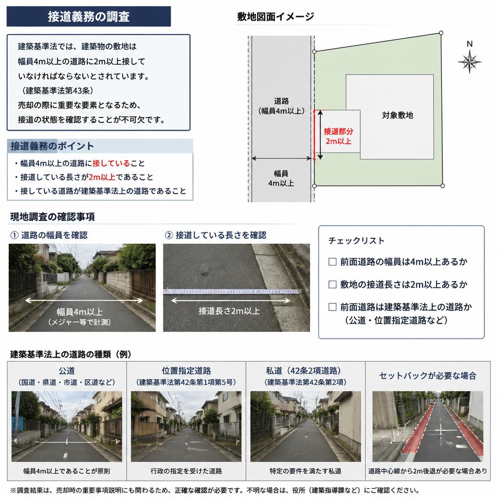 2. 接道状況の確認