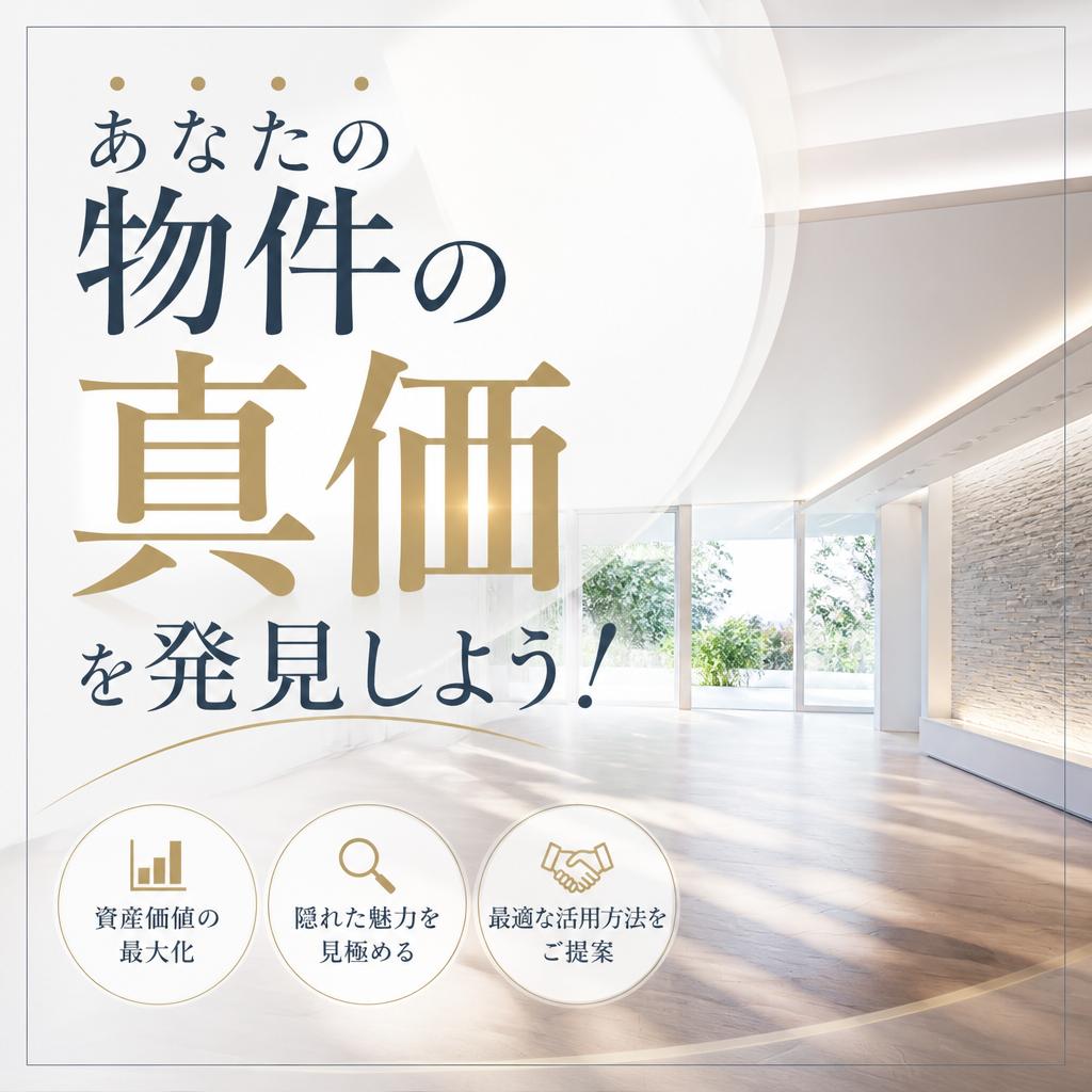 あなたの物件の真価を発見しよう！