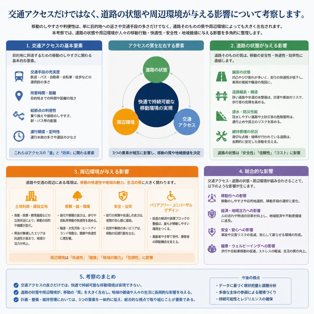 4. 道路の種類とその影響