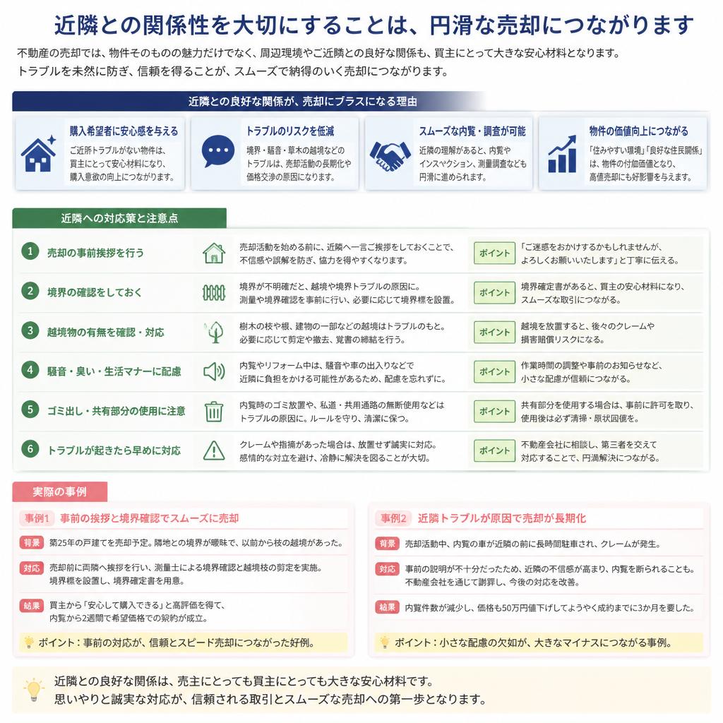 近隣対応の重要性