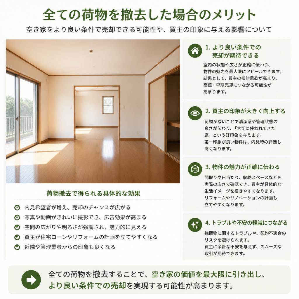 処分後の売却のメリット