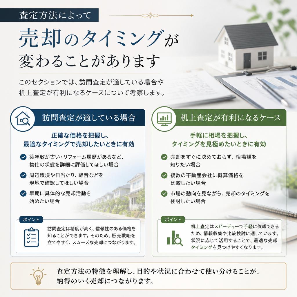 売却時期の検討