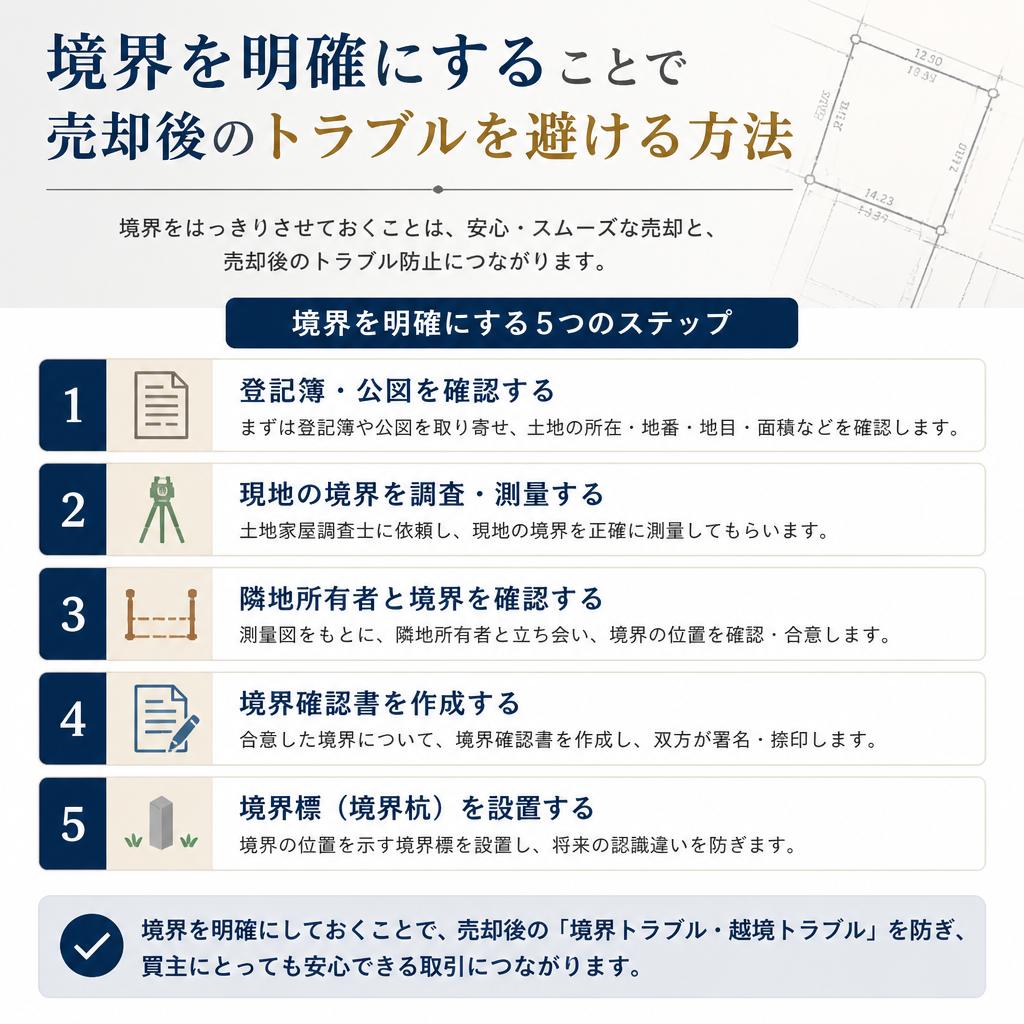 2. 境界の確認とその影響