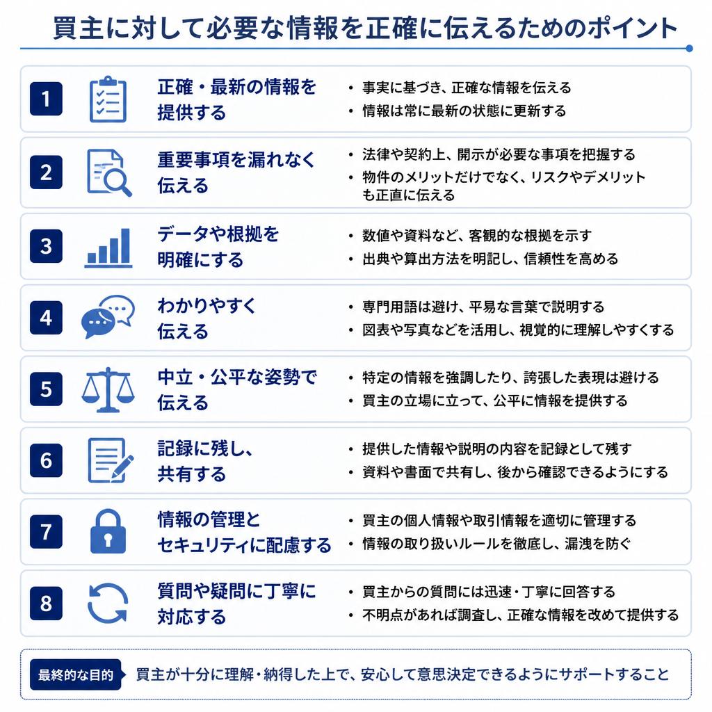 5. 買主への適切な説明の重要性