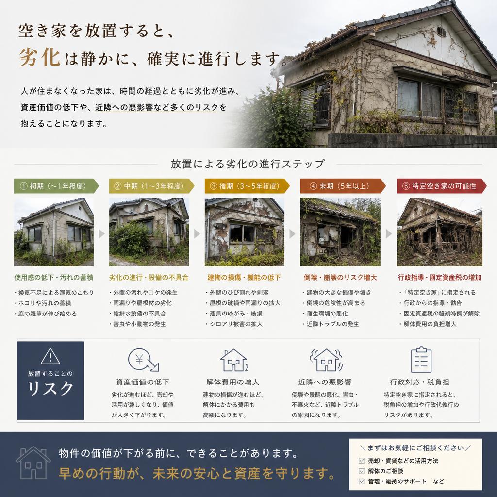 物件の劣化とその影響