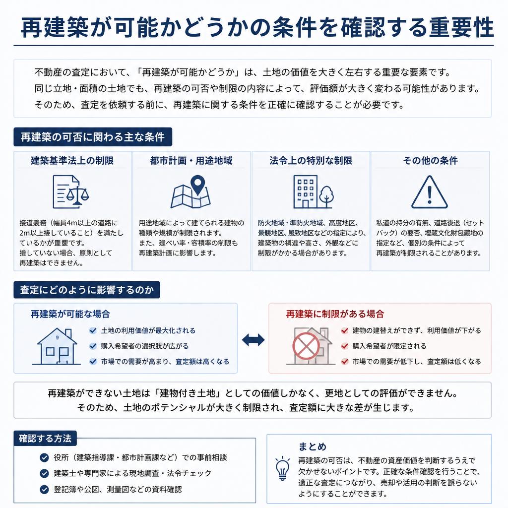再建築条件の確認