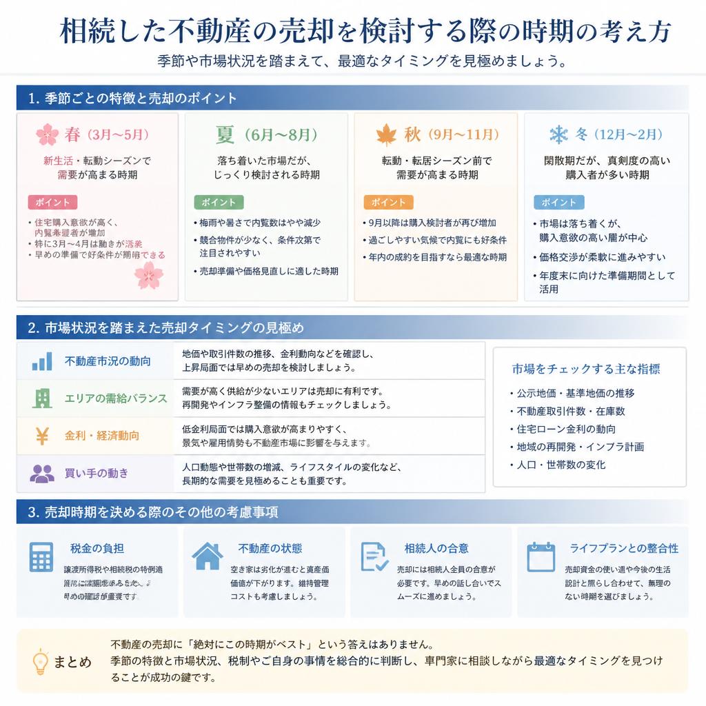 最適な売却時期はいつ?