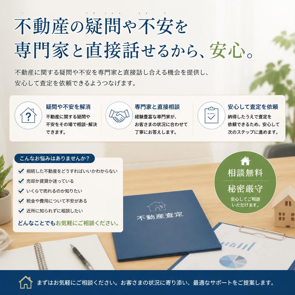 無料相談で不安を解消！