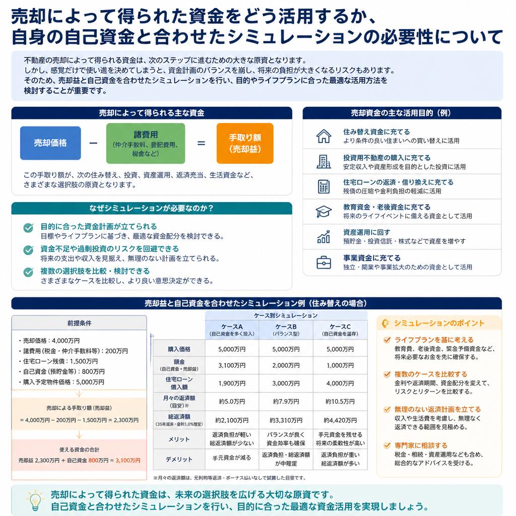 自己資金を活用した売却後の購入