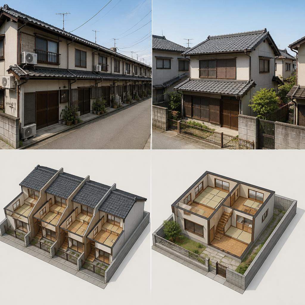 2. 連棟長屋と切り離し長屋の違い